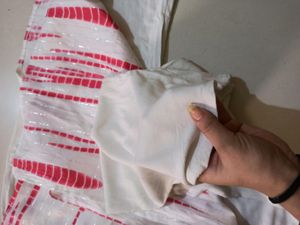 Pink&amp;White Color Kurti Palazo Set With Dupatta