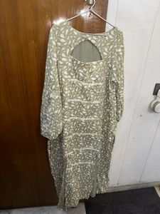 Stylish Leaf Print Kurta
