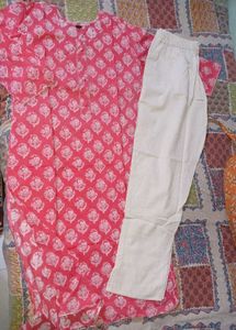 kurta set with straight pant