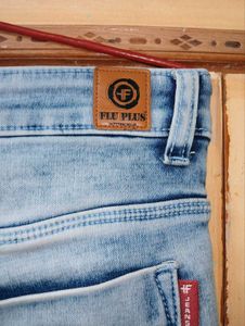 Flu Plus Women's Icy Blue Skinny Fit Jeans | W34