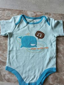 Cute Whale Baby Bodysuit