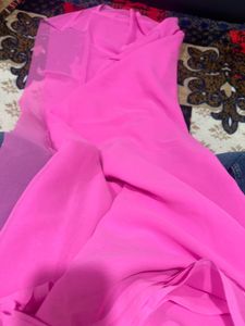 Elegant Pink Saree