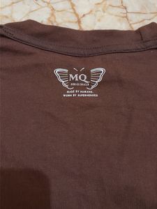 Brown Graphic Print T-Shirt