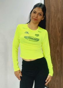 Neon Yellow "Ultimate Speed" Top