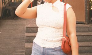 Trendy Chic White Lace Top