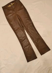 💥Price Drop 💥H&amp;M Faux Leather Slit Cut Pants
