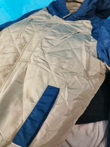 Color Block Puffer Jacket Stylish