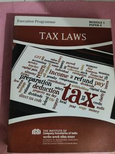 Tax Laws - Executive Programme Book
