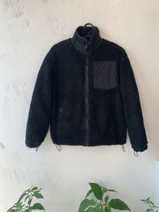 unisex Black Fleece Jacket