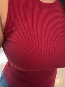 Ribbed Sleeveless Tops (Set of 2)