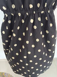 Chic Polka Dot Black Dress