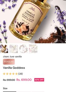 Vanilla Goddess Perfume