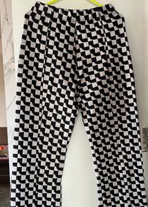 Geometric Print Wide Leg Pants