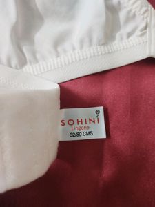 Sohini Cotton Bra- White Colour