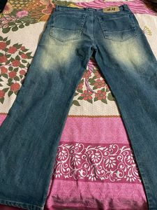 Wide Leg Distressed Jeans