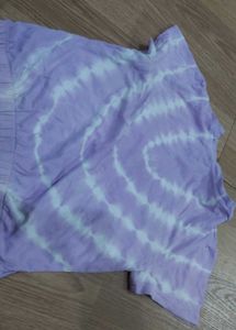 Cute Tie-Dye Crop T-Shirt