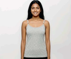 Basic Grey Camisole Top