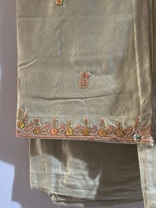 Orange Paisley Kurta set