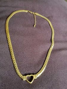 Heart Pendant Chain Necklace