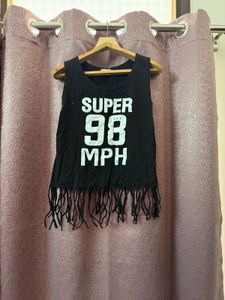 Black Top with Fringes
