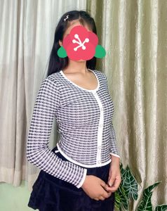 Chic Tweed Cardigan
