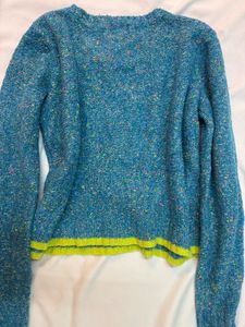 Wet Seal Blue Knit Sweater