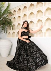 Black lehenga
