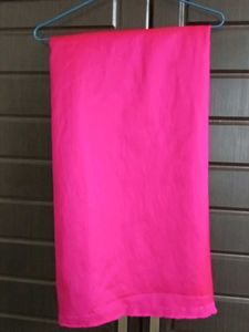 New Shining Pink Thaan Fabric For Saree, suit