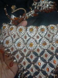 Exquisite Kundan &amp; Pearl Choker Set