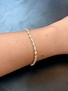 Sparkling Marquise Cut Tennis Bracelet
