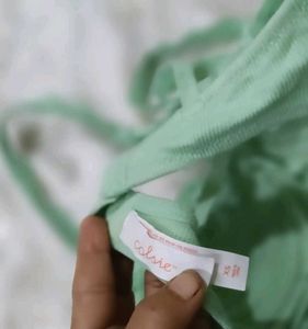 Light Green Lace Corset Top