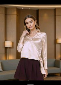 Shein Satin Top