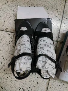 Stylish Black Heels- with a little defect