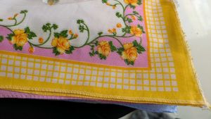 Rose Print Handkerchief (8)