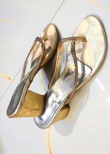 Elegant Gold Heels