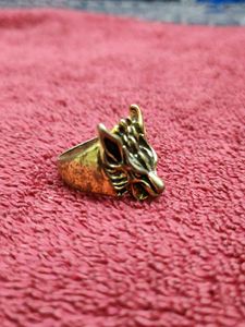 Wolf Head Ring
