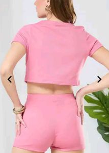 Co-ords set pink colour