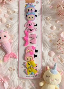 Cute Character Hair Clip Multi-Design Set All 5