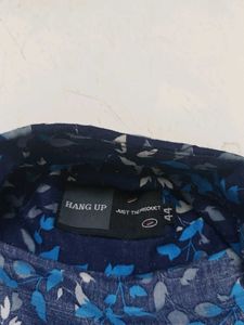 HANG UP Men's Blue Floral Shirt