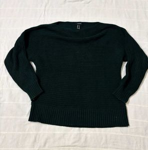 Forever 21 Forest Green Knit Sweater