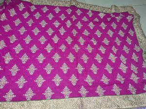 New Heavy saree with stone embroidery and pearl work