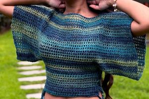 Chic Crochet Off-Shoulder Top