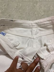 White Slim Fit Jeans