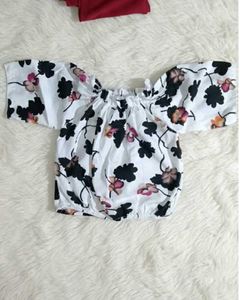 Floral Off-Shoulder Top (unused)