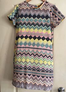Women Shift Beige Dress (Medium)