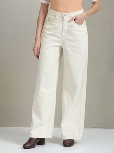 White Wide Leg Jeans