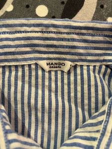 Viral Striped Blue Overshirt