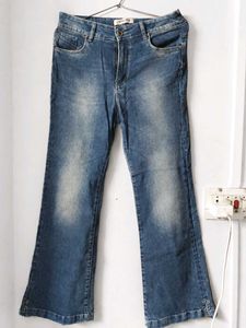 Blue Flare Jeans combo