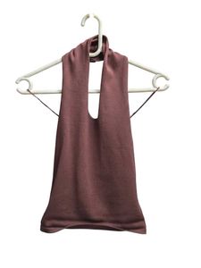 ZARA Sleeveless Halter Neck Top back Heart detai