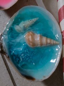 Ocean Resin Seashell Fridge Magnet